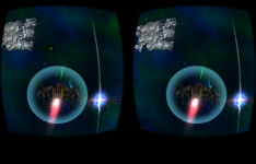  Cardboard 3D VR Space FPS game: Take a screenshot